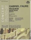 carte concert G Fauré