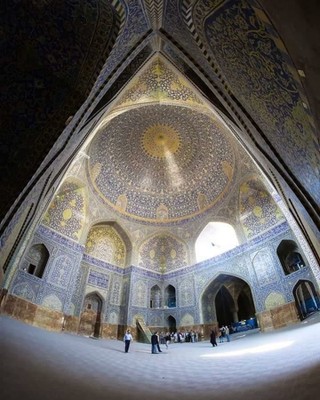 Ispahan   La mosquée du Shah : intérieur