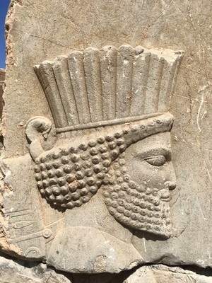 Shiraz Dans les ruines de Persépolis